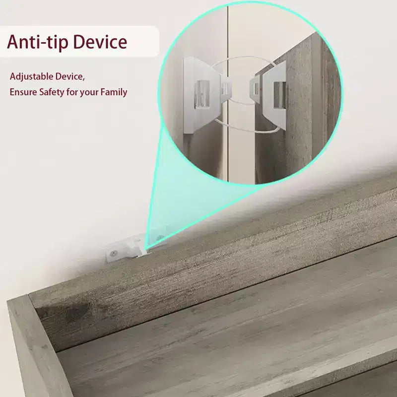 Scaffale da cucina per forni con mobile contenitore e prese di corrente