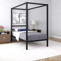 Letto a baldacchino in metallo moderno