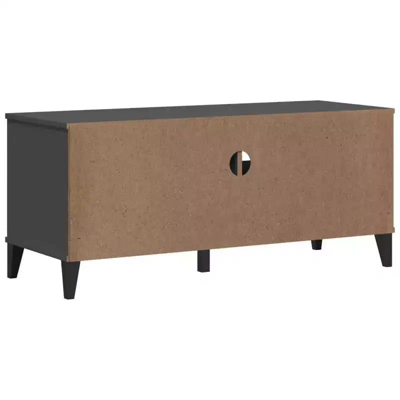 Mobile Porta TV – Legno massello di pino, 106 cm (L) x 40 cm (P) x 46,5 cm (A), Adatto per TV fino a 48", Grigio Antracite