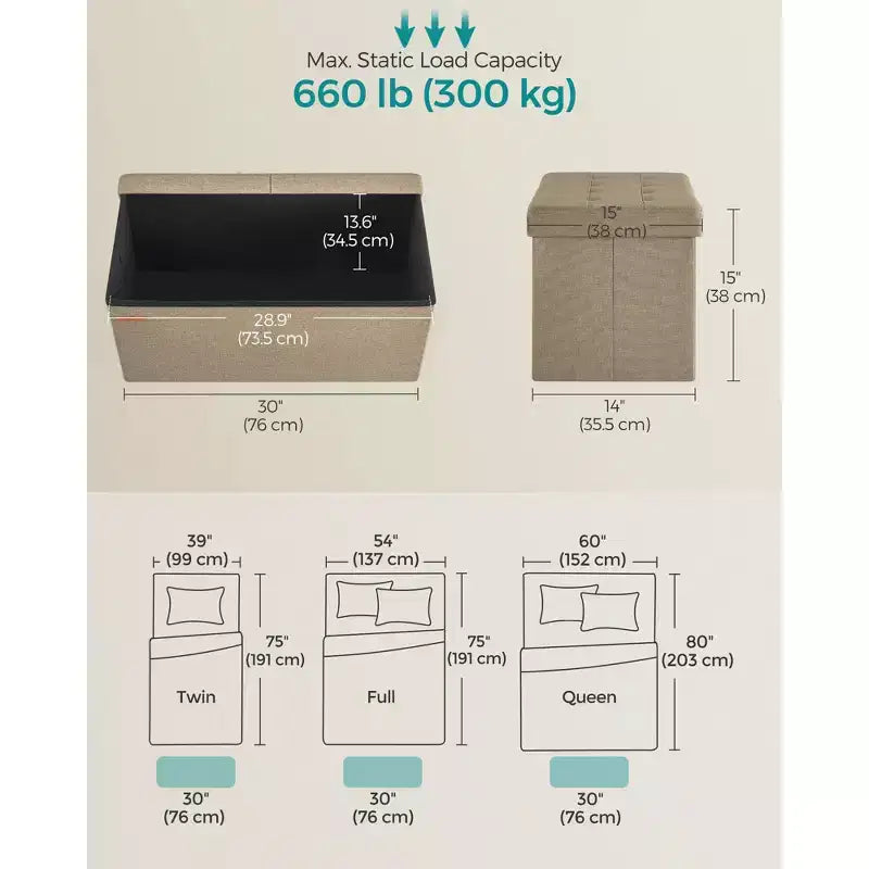 Cassapanca in legno con coperchio di sicurezza – 100 cm L x 40 cm P x 46,5 cm A, MDF, Grigio Scuro
