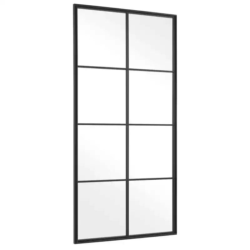 Specchio da parete in ferro battuto nero 30 x 60
