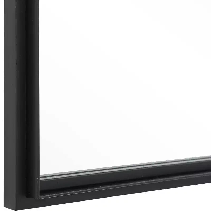 Specchio da parete in ferro battuto nero 30 x 60