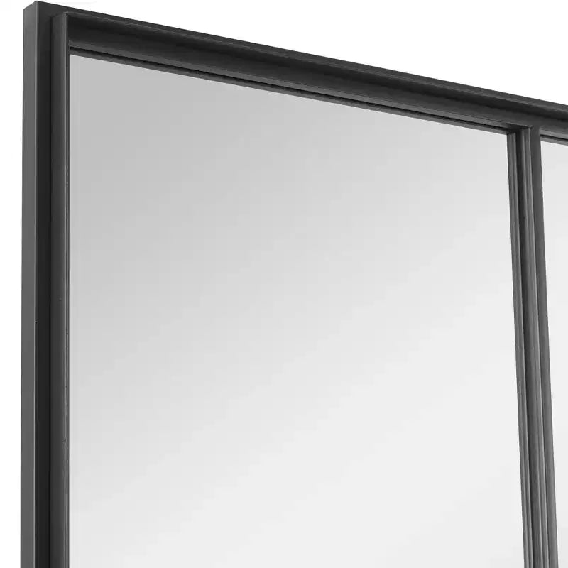 Specchio da parete in ferro battuto nero 30 x 60