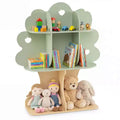 Costway 45 Kids Tree Bookshelf with Open Shelves for Reading Nook, Nursery, Classroom