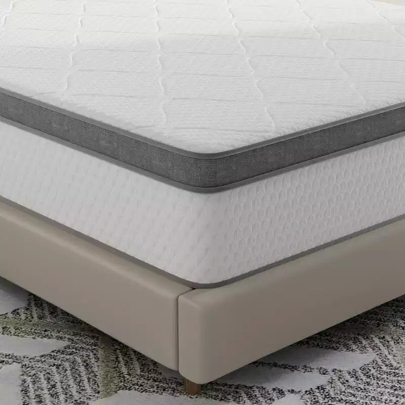 Materasso Ibrido a Molle Insacchettate Pillow Top da 30 cm – Media Rigidità, Allevia la Pressione, Disponibile nelle misure piazza e mezza, matrimoniale e king size