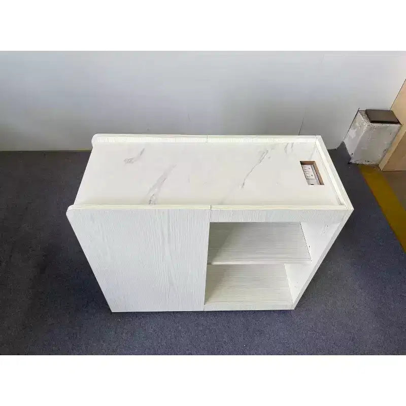 Mobiletto Contenitore Versatile con 2 Cassetti e 1 Anta – Madia Organizer Multiuso, Truciolato