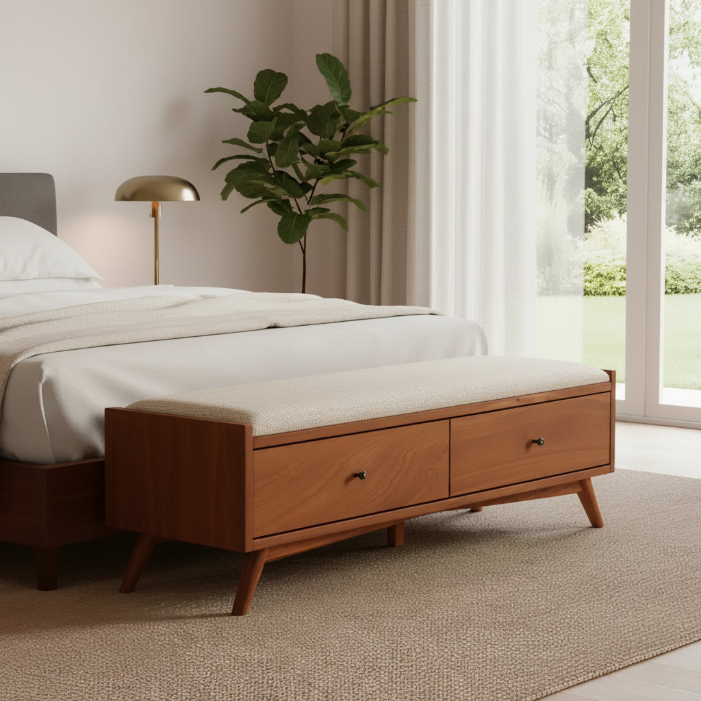 Flynn Bench, Chestnut
